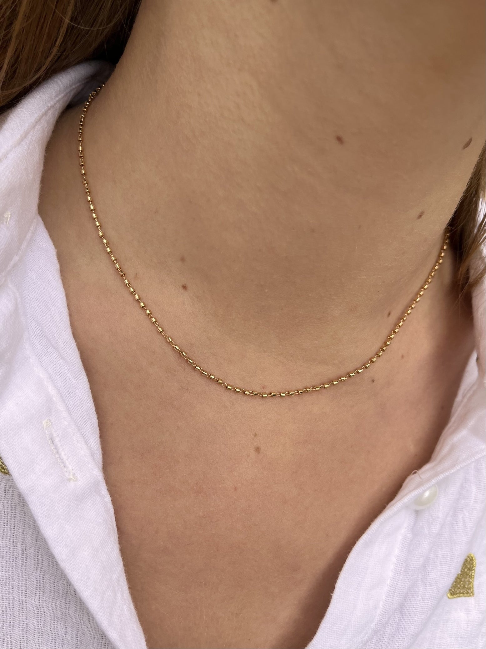 Collier plaqué or 