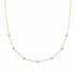 Collier plaqué or & imitation perles de culture 