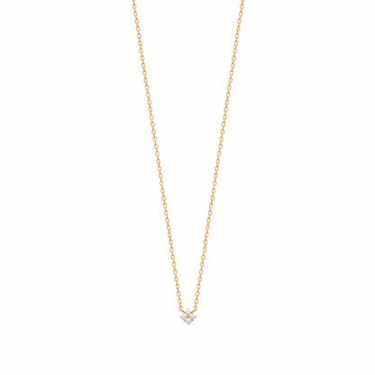 Collier plaqué or losange - éclat raffiné 