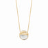 Collier plaqué or & nacre 
