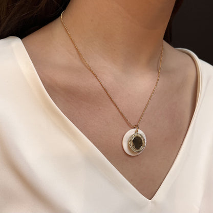 Collier plaqué or nacre Romy 2 