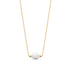 Collier plaqué or & perle de culture 
