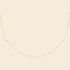 Collier plaqué or - perles fines 