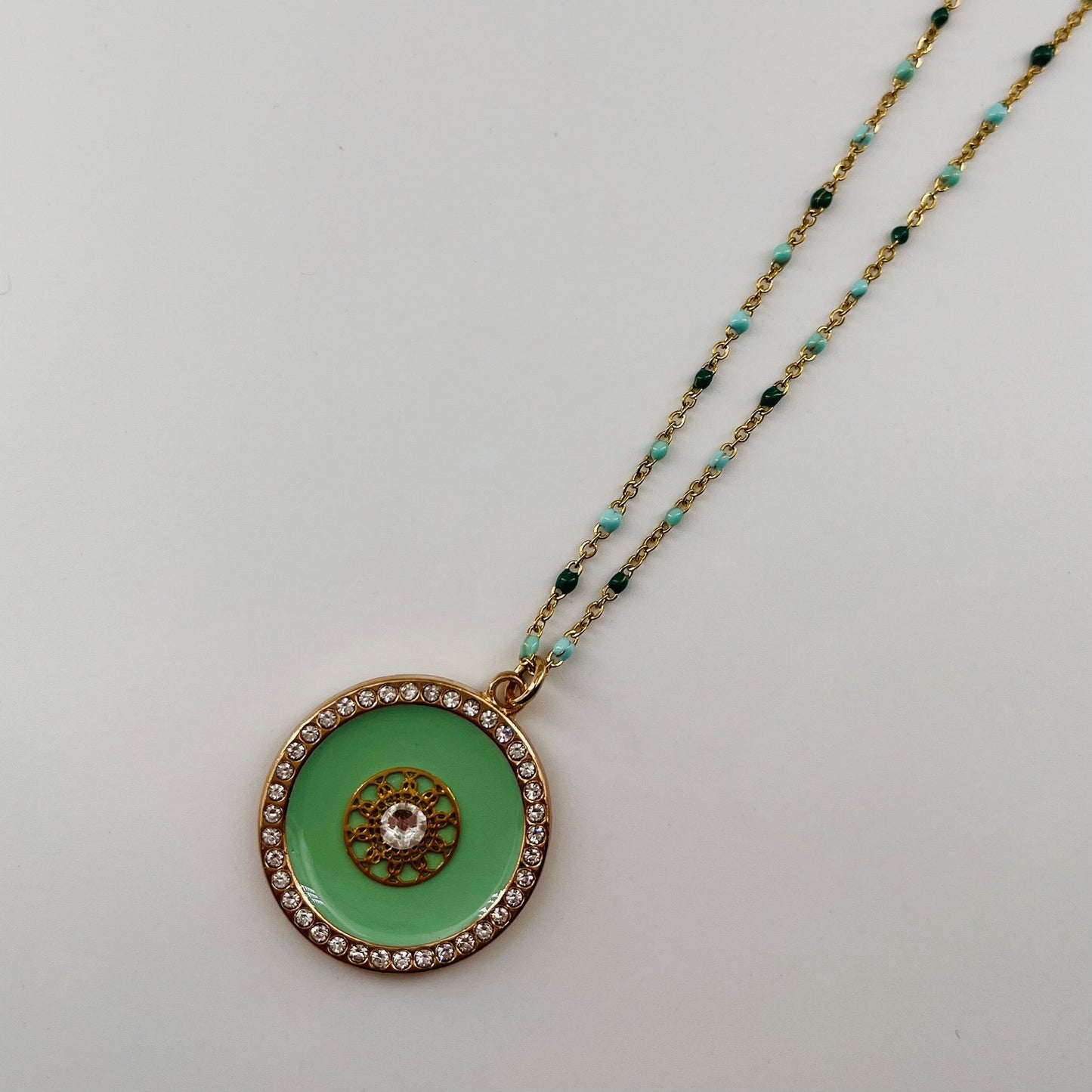 Collier pm claudia dore PISTACHE