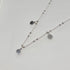 Collier star argent 