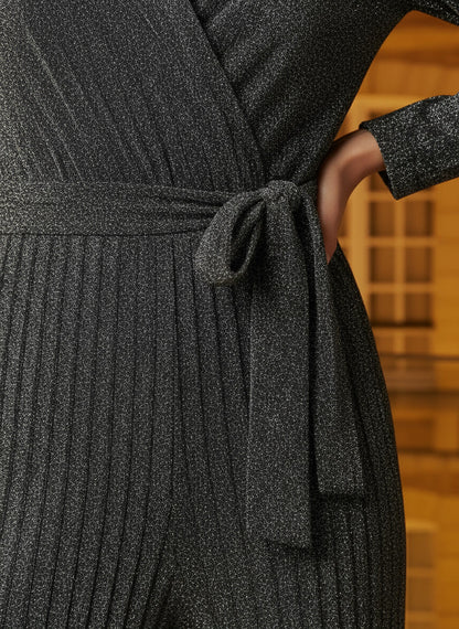 Combinaison pailletée Héléna - noir ou mordoré MORDORE