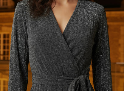 Combinaison pailletée Héléna - noir ou mordoré MORDORE