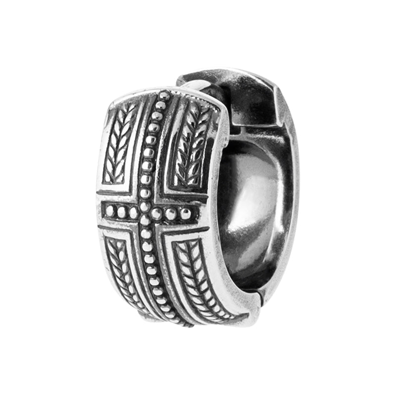 Créole argent homme design 