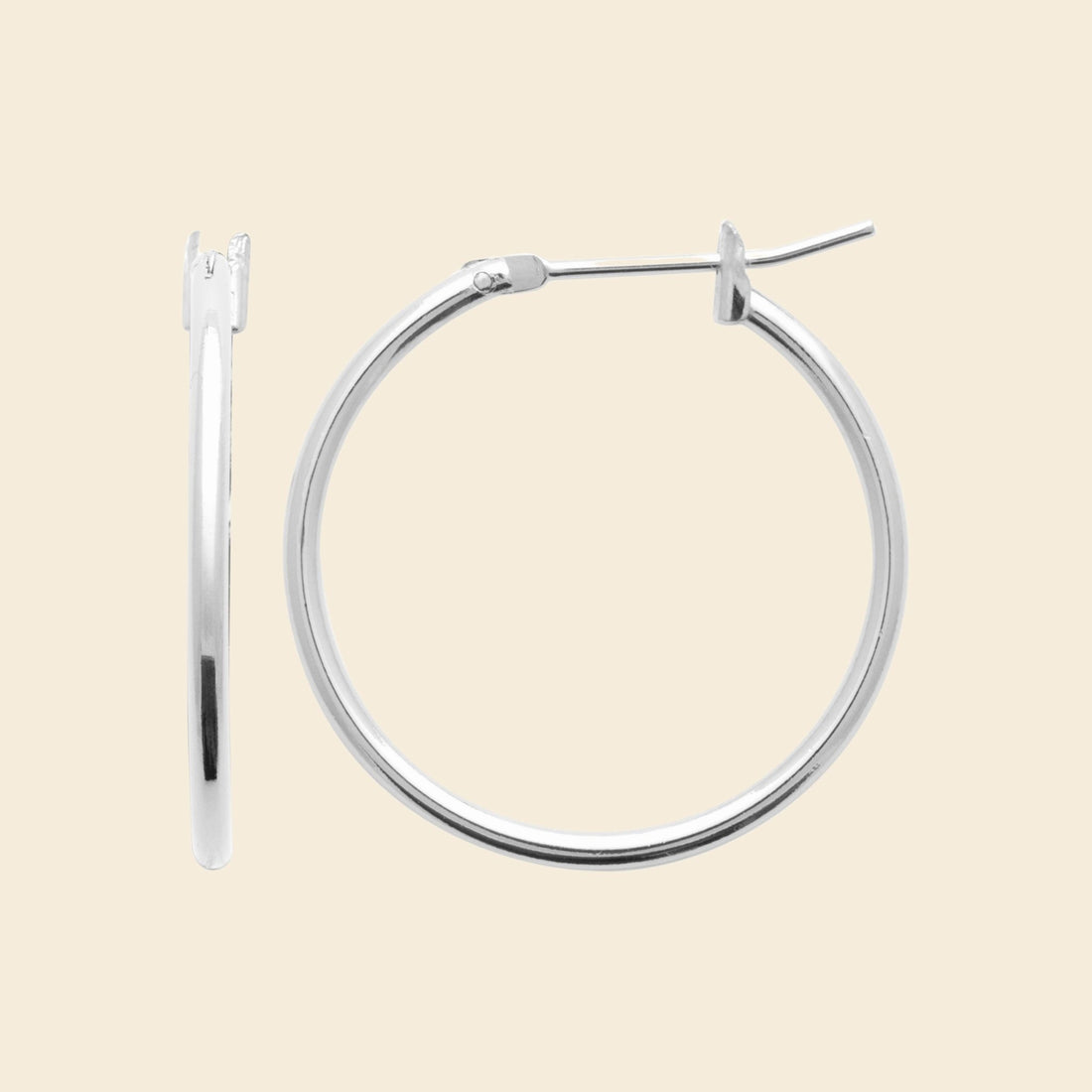 Créoles argent 20 mm