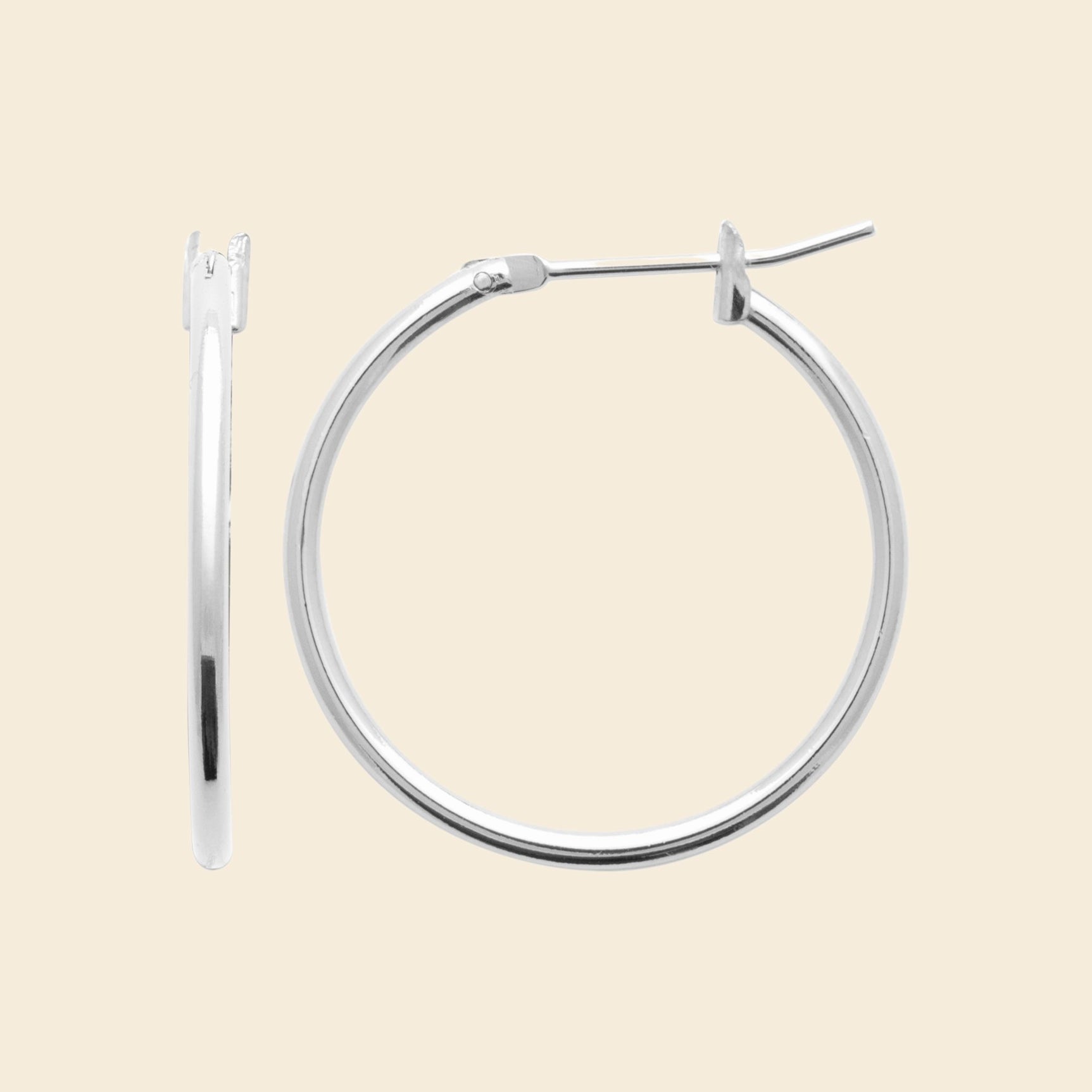 Créoles argent 20 mm 