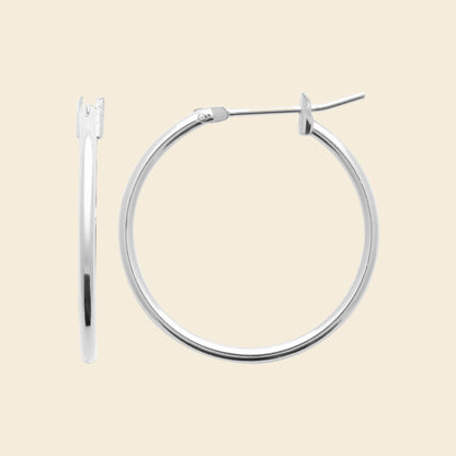 Créoles argent 20 mm 