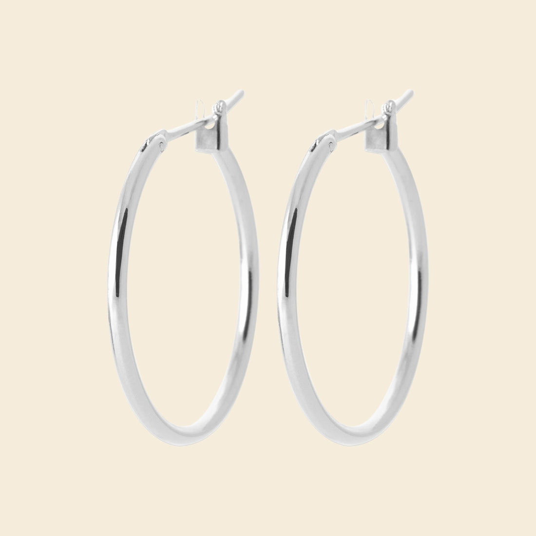 Créoles argent 20 mm