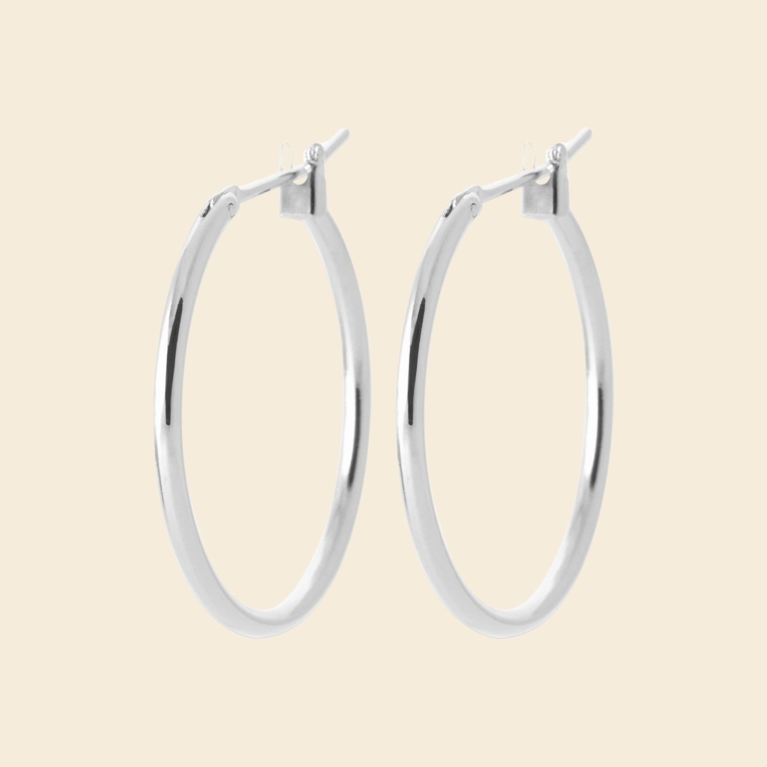 Créoles argent 20 mm 