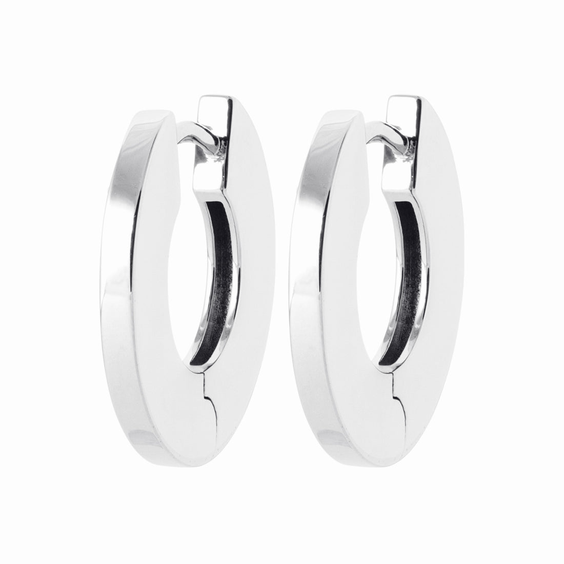 Créoles argent rhodié 20 mm 