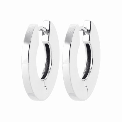 Créoles argent rhodié 20 mm 