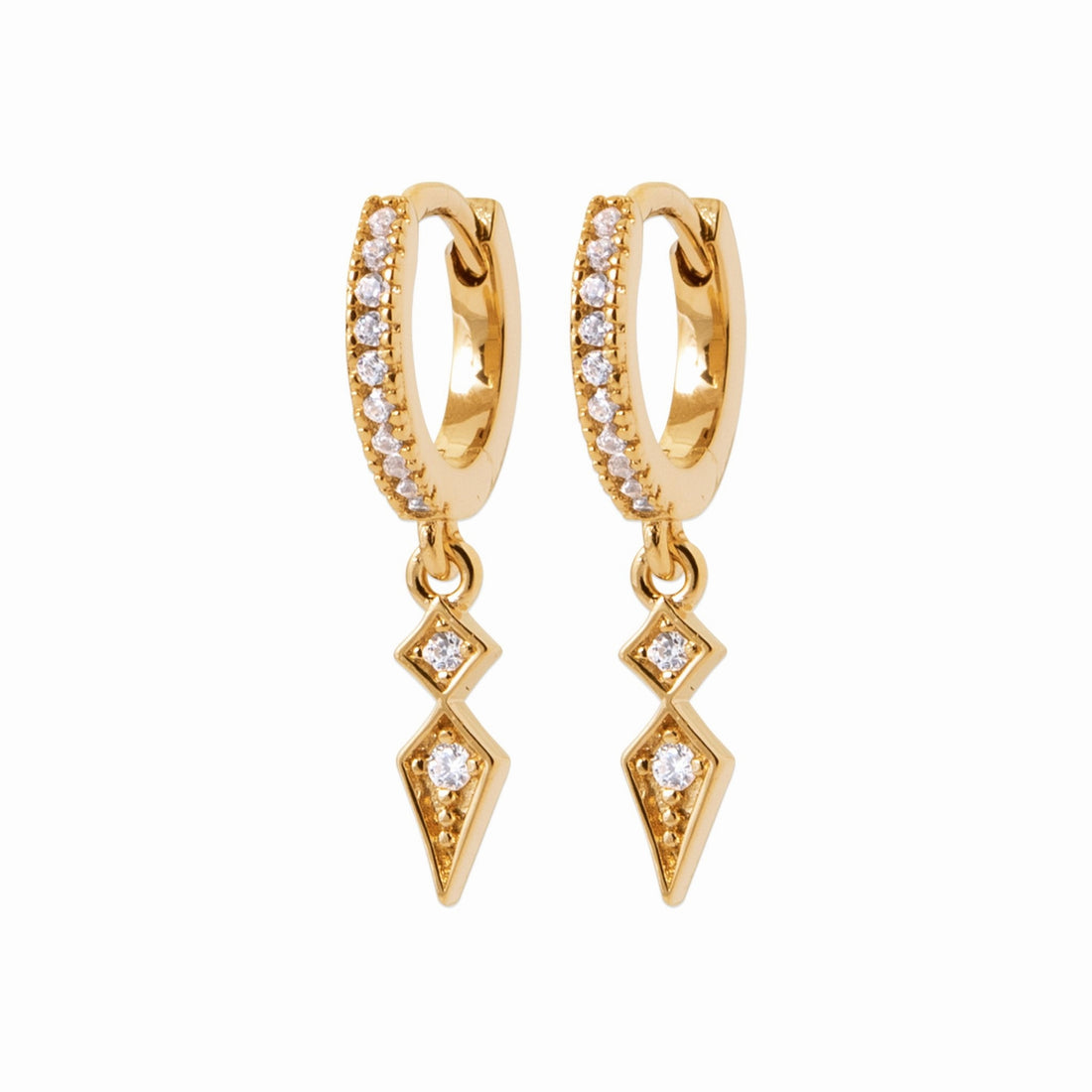 Créoles plaqué or 10 mm – pendants discrets et moderne 
