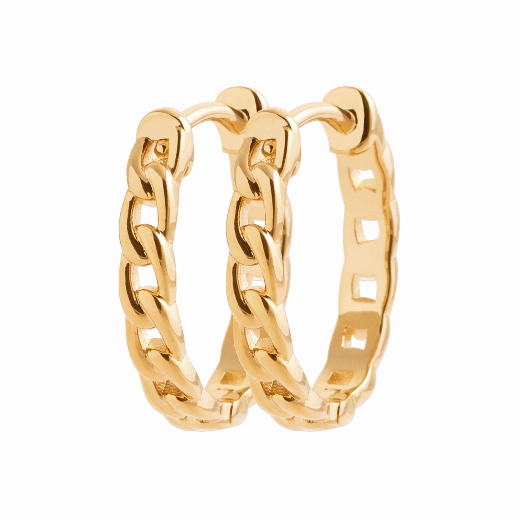 Créoles plaqué or 19mm 