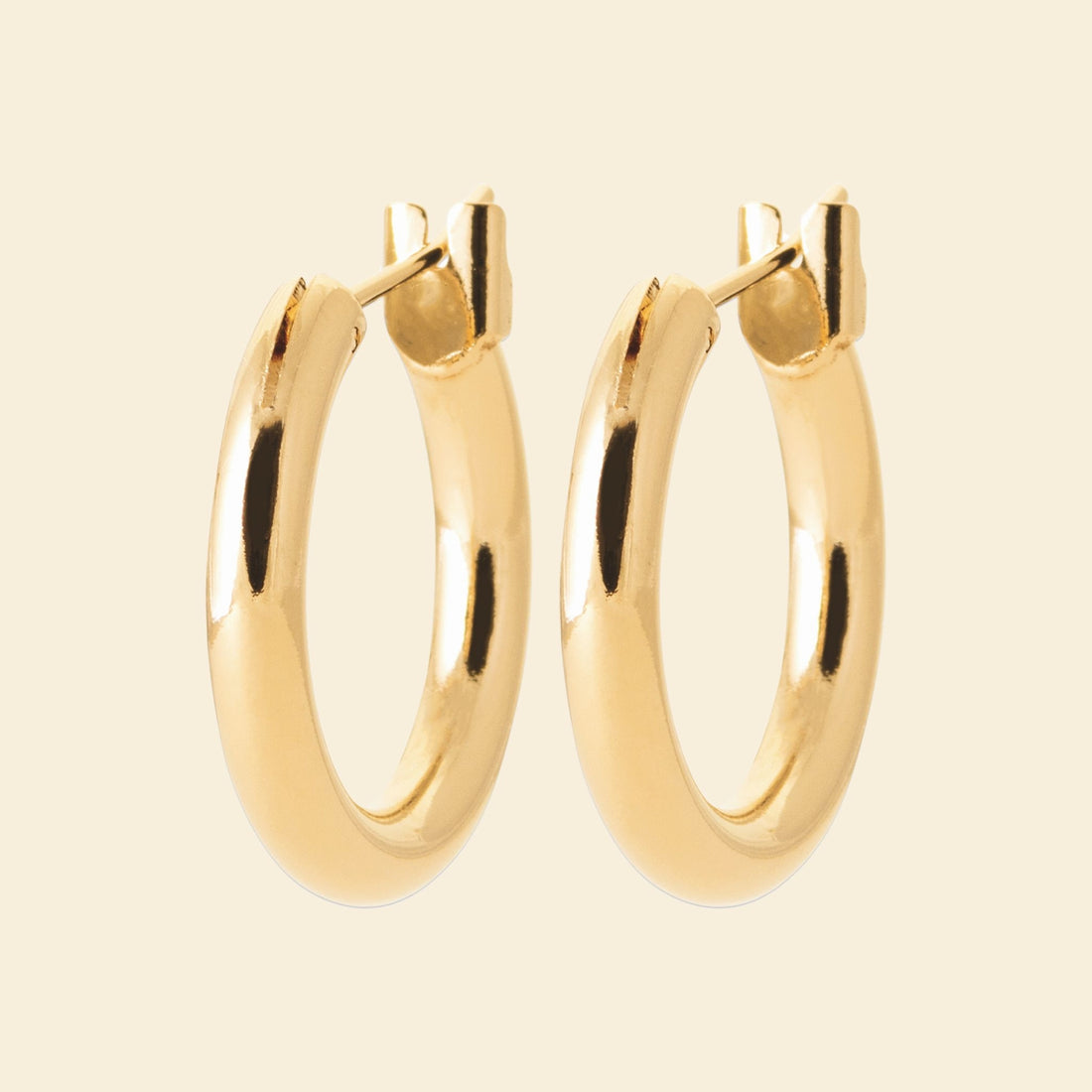 Créoles plaqué or 20mm 