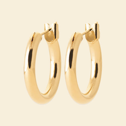 Créoles plaqué or 20mm 