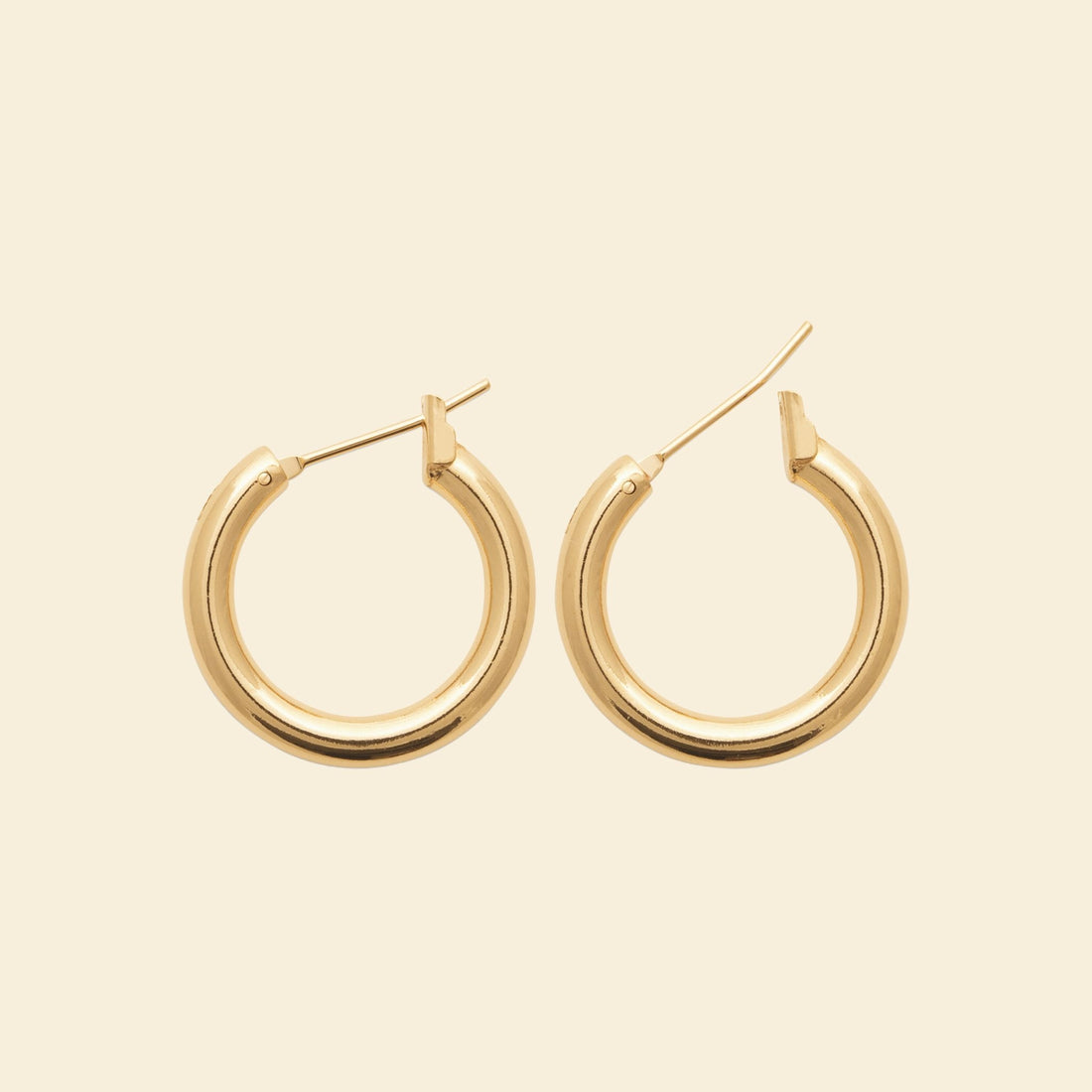 Créoles plaqué or 20mm 