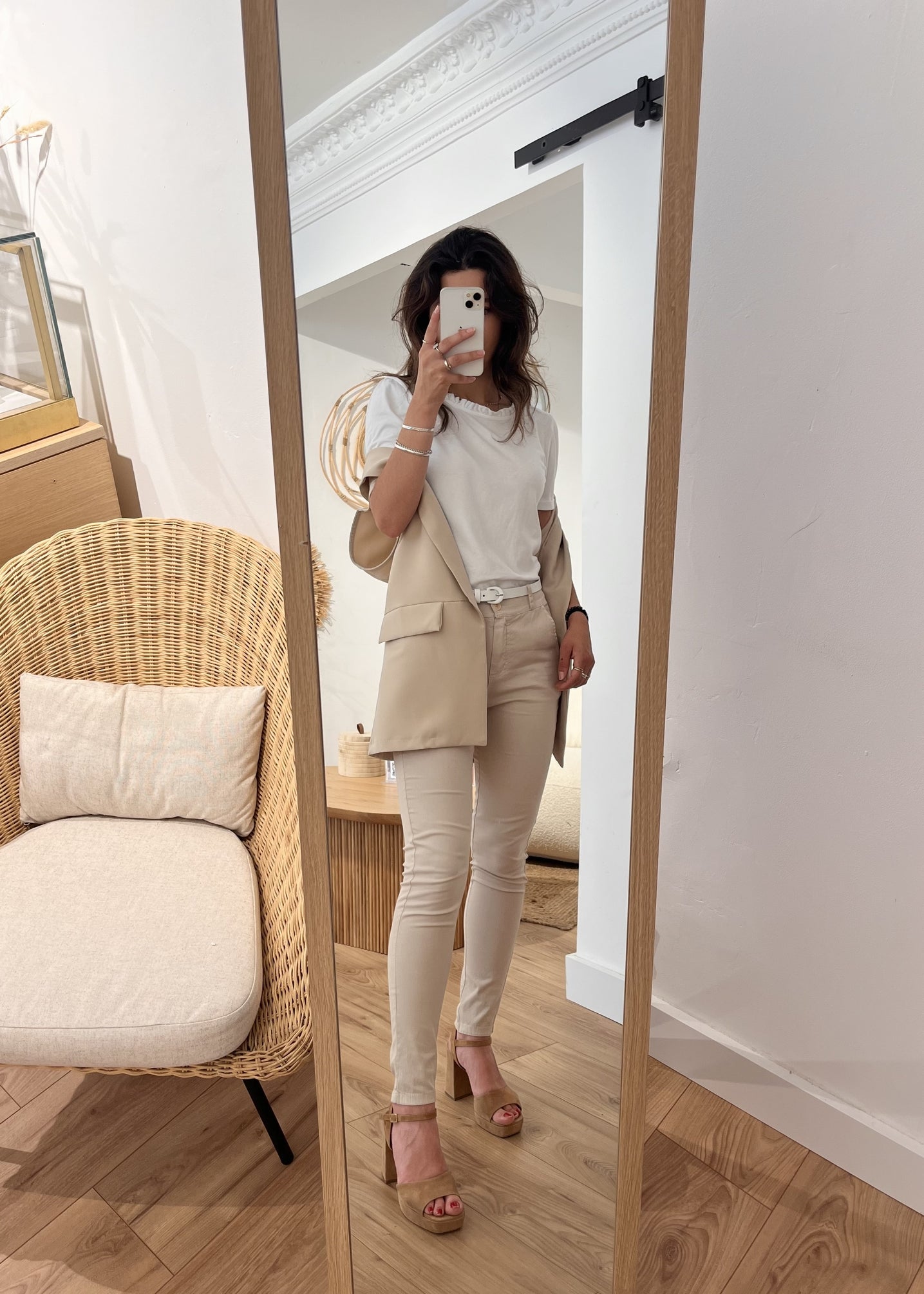 Gilet tailleur Tina - sans manches BEIGE