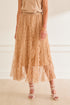 Jupe longue tulle Aline CHAMPAGNE