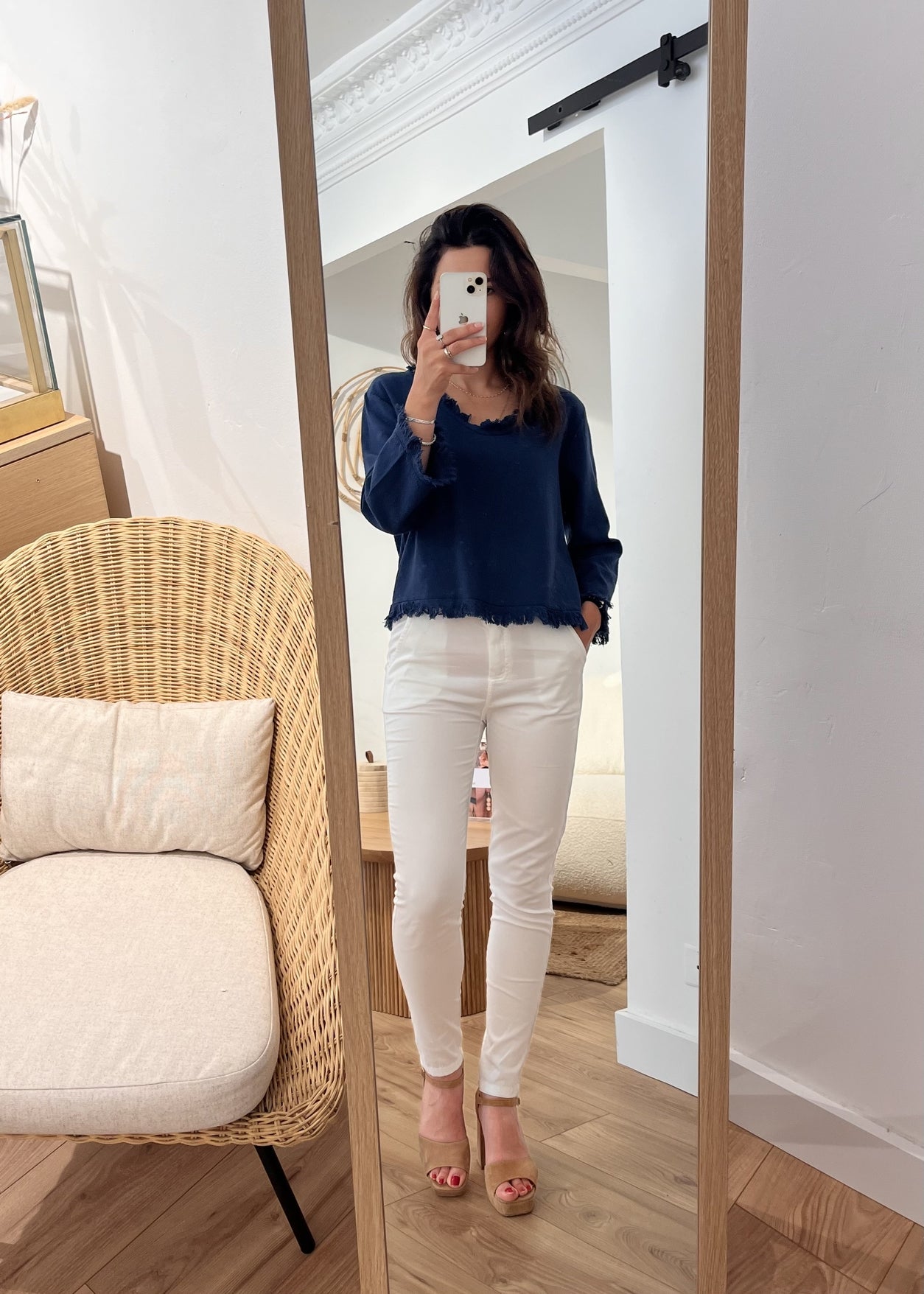 Pantalon alexandrine BLANC