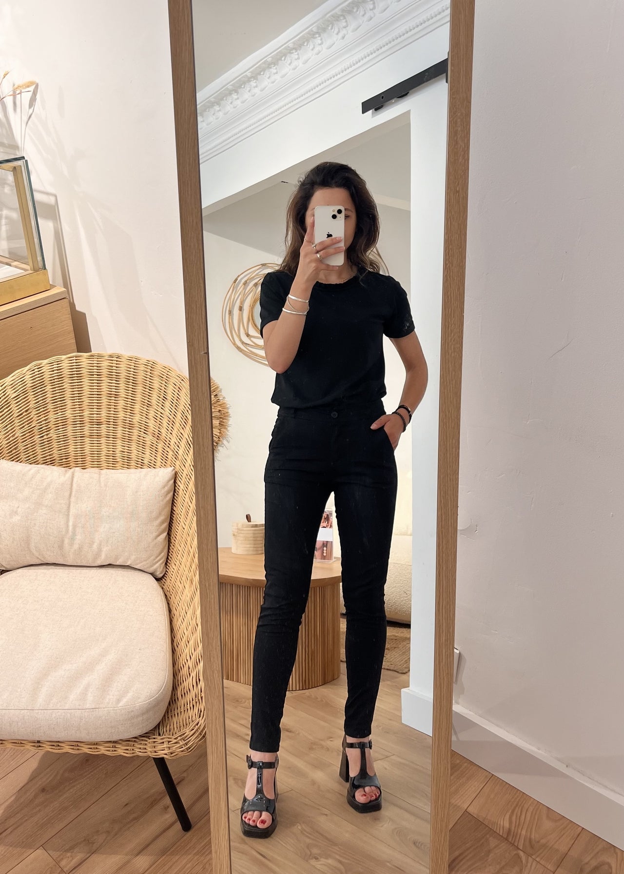 Pantalon alexandrine NOIR
