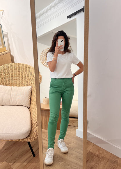 Pantalon alexandrine VERT GUCCI