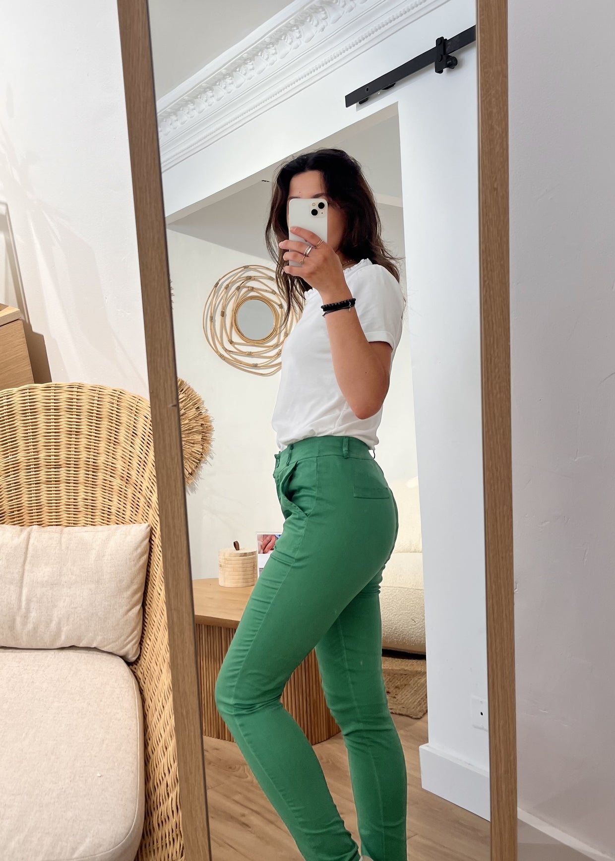 Pantalon alexandrine VERT GUCCI