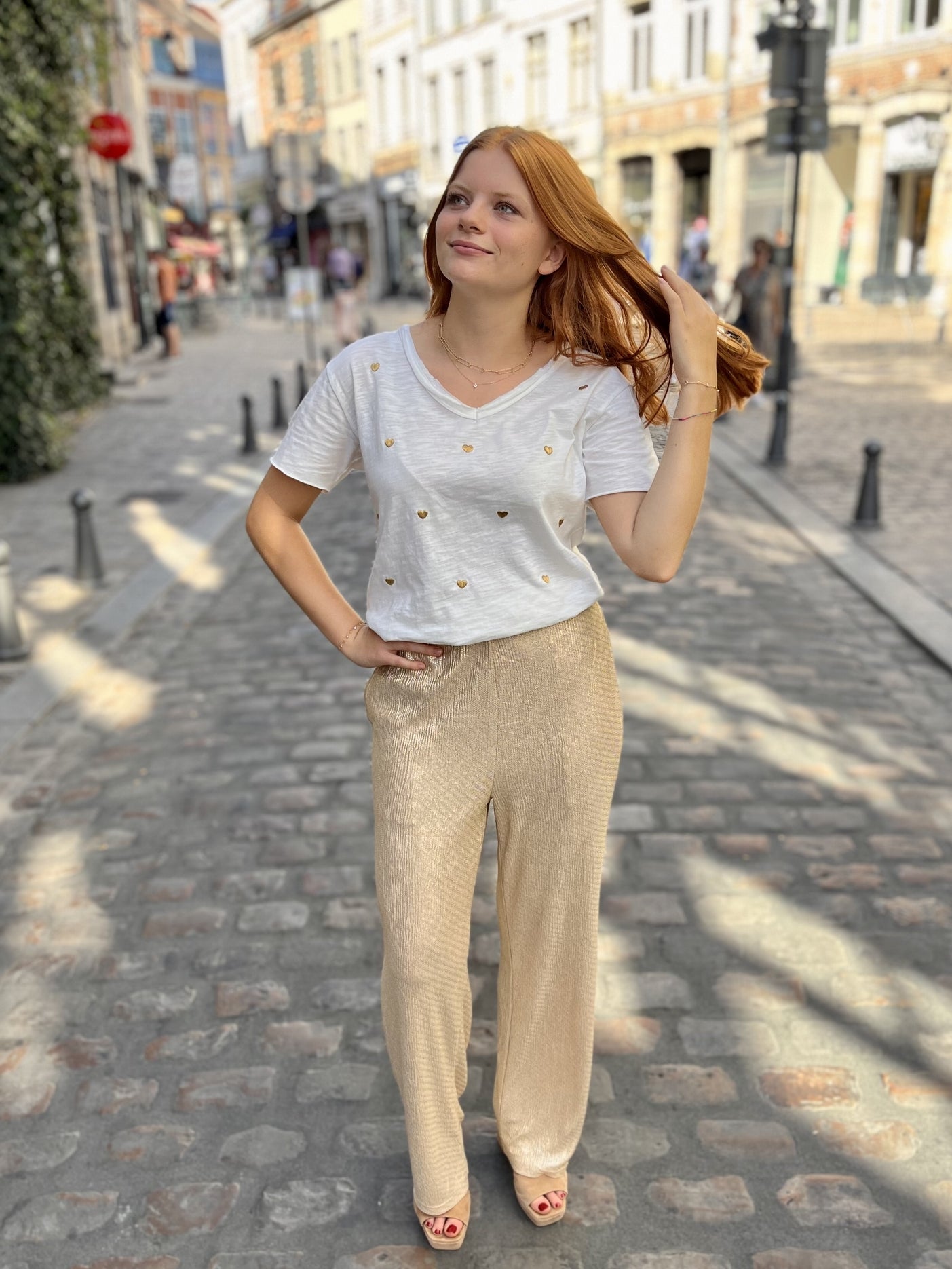 Pantalon flare OR