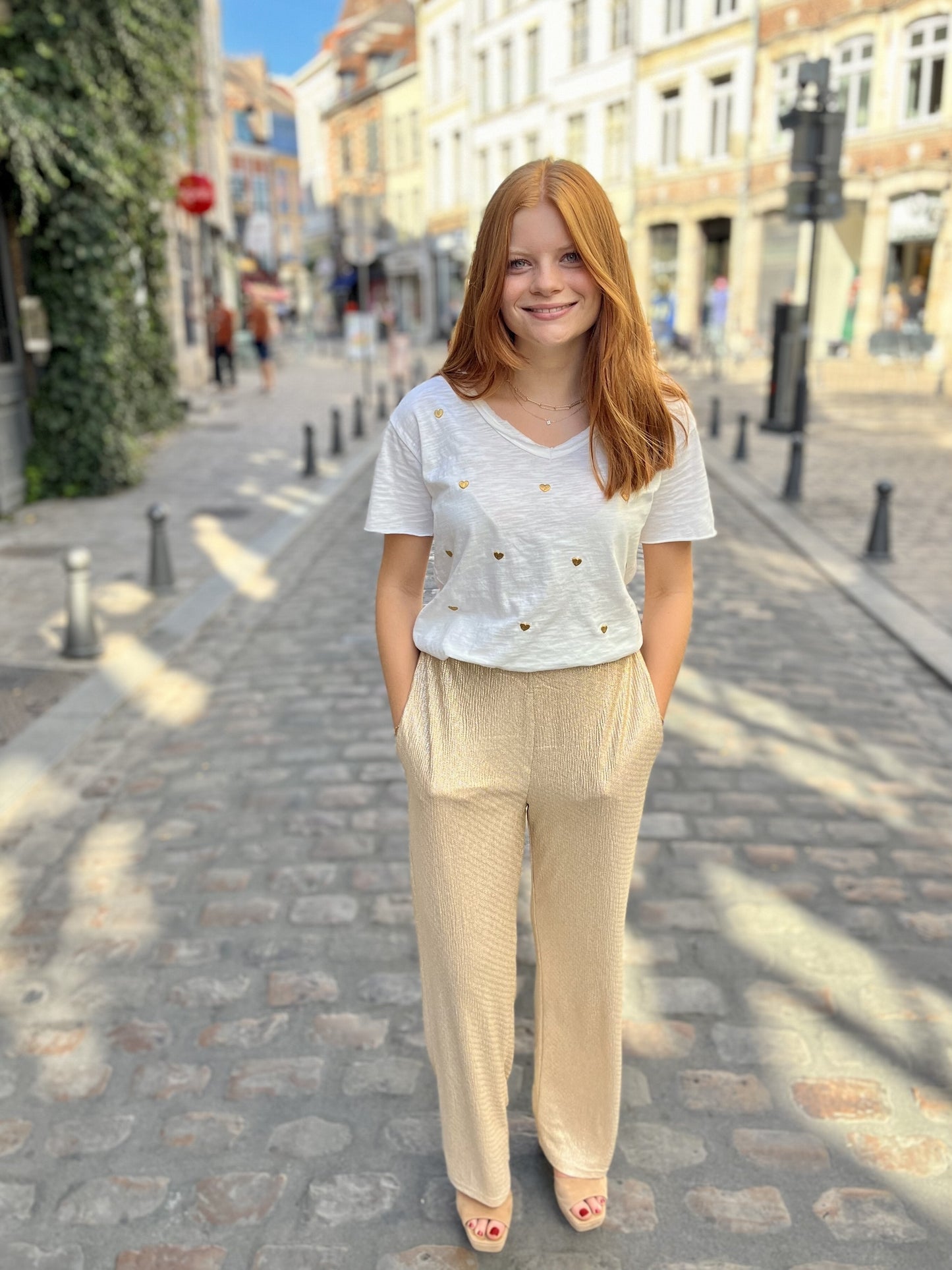 Pantalon flare OR