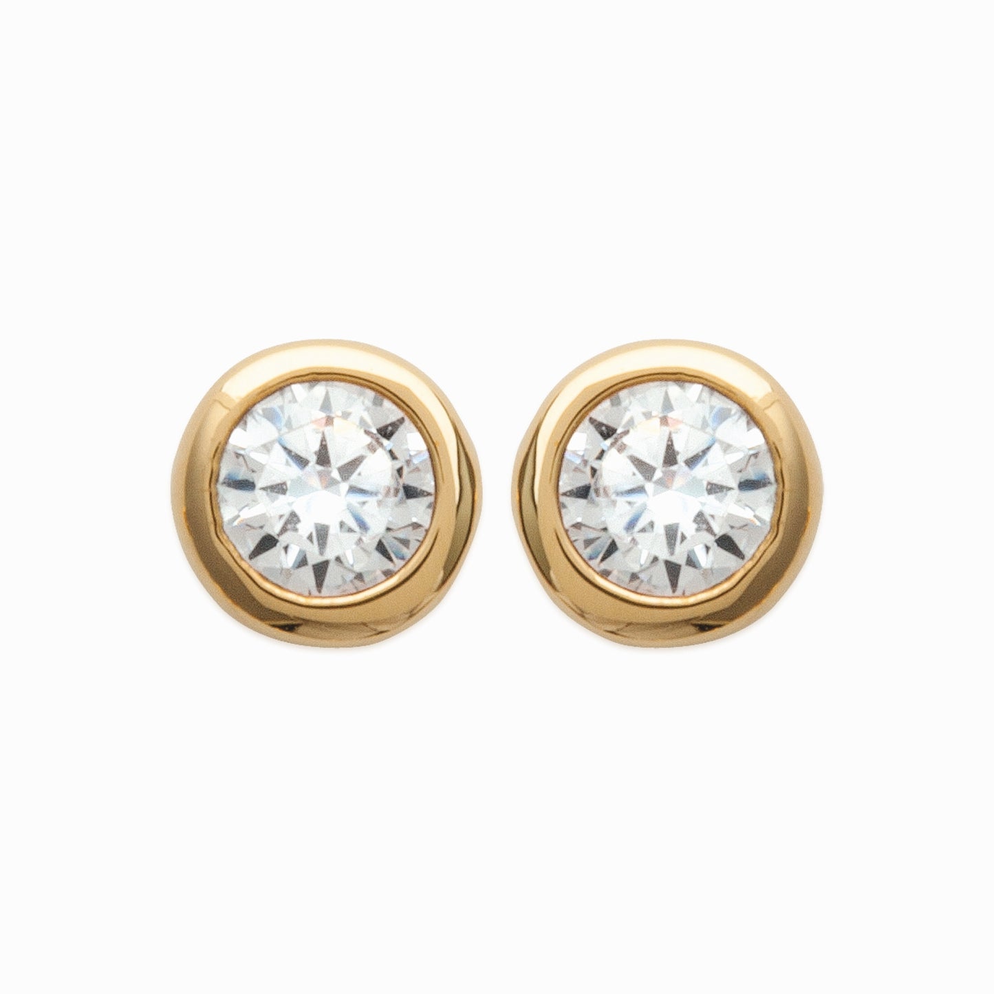 Puce plaqué or brillants 