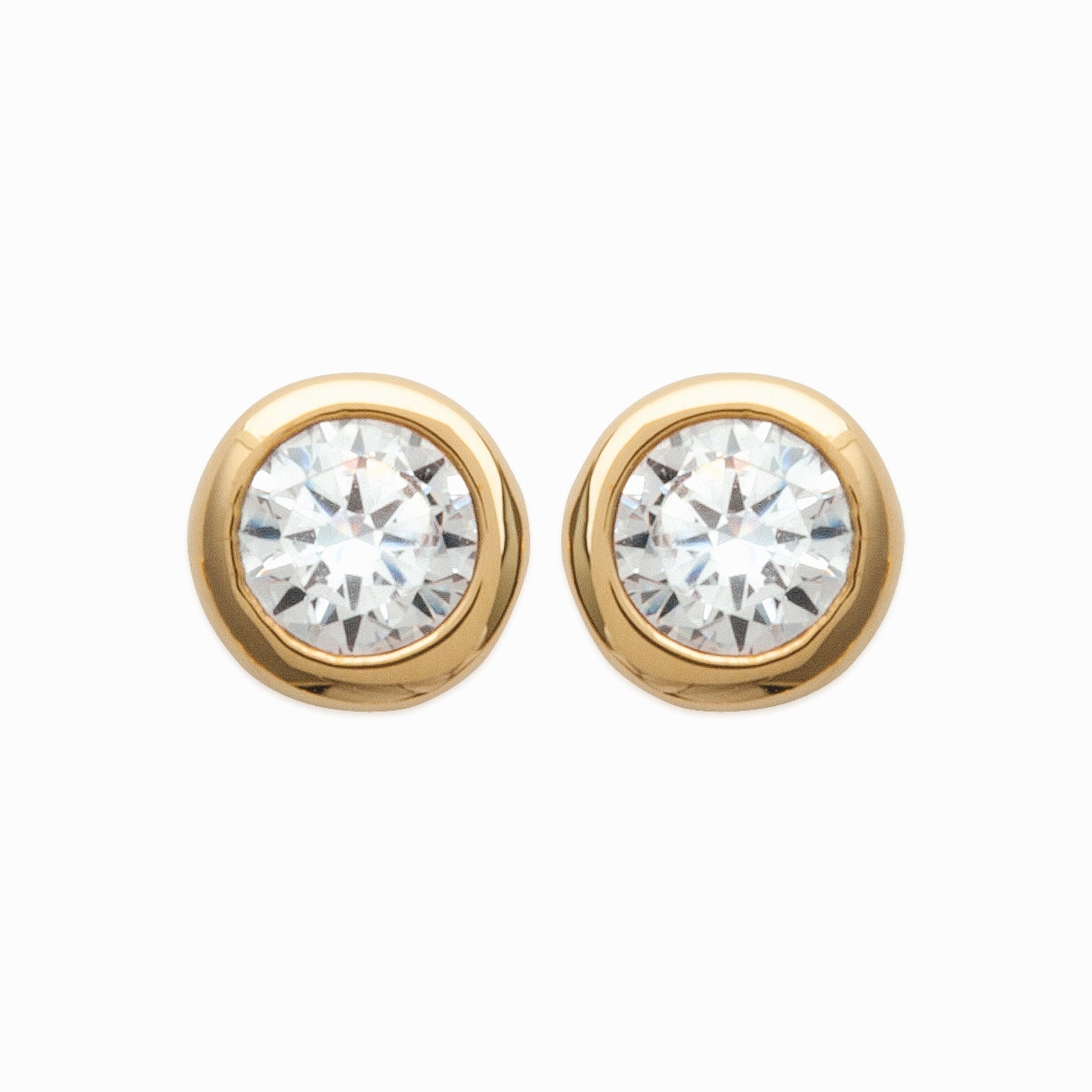 Puce plaqué or brillants 
