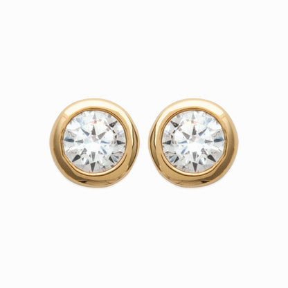 Puce plaqué or brillants 
