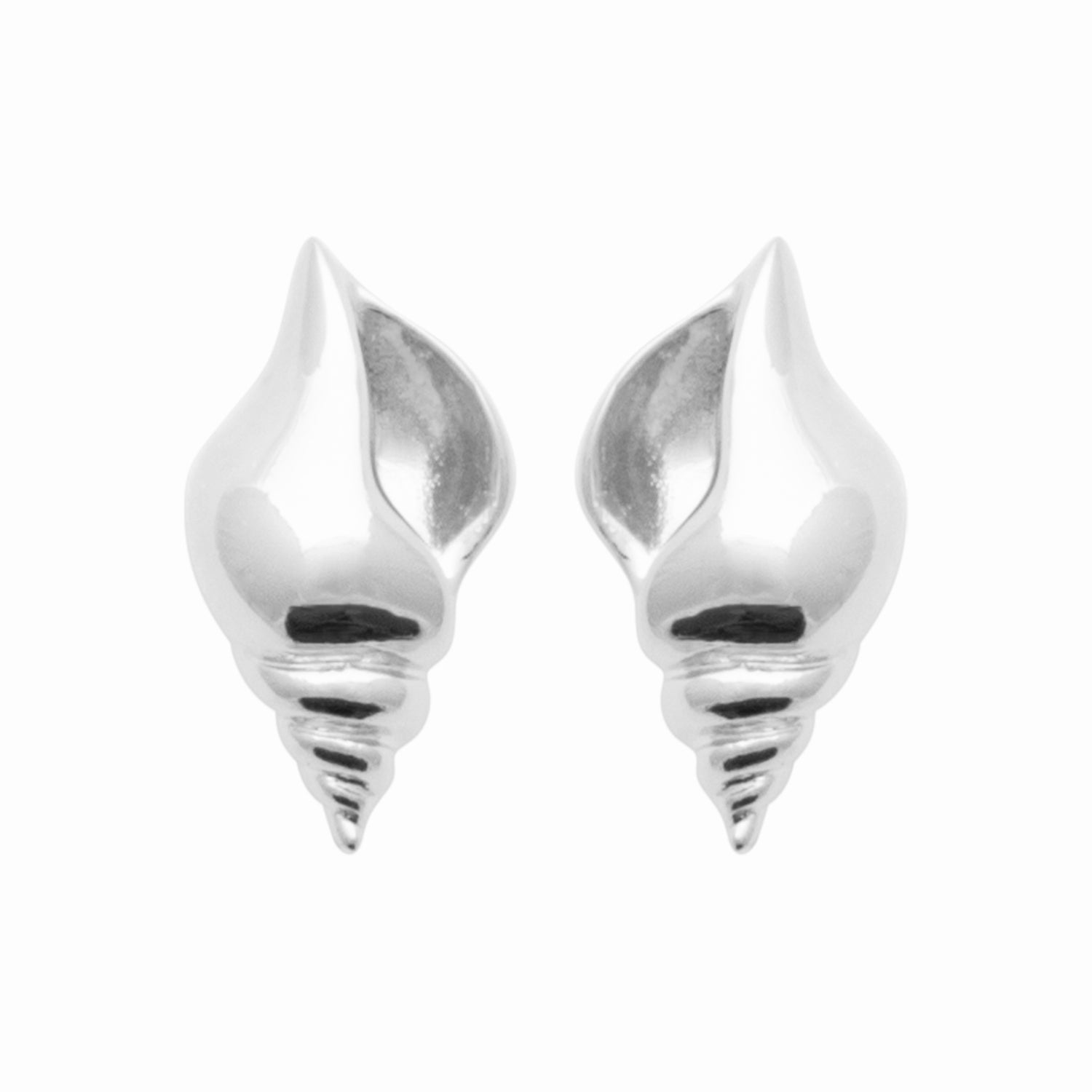 Puces argent rhodié 
