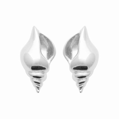 Puces argent rhodié 