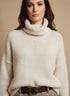 Pull col boule Barbara ECRU