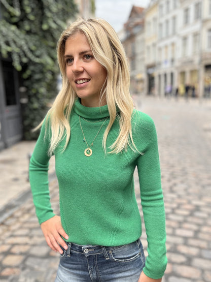 Pull col roulé Lou VERT GUCCI