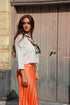 Pull coton frangé Léonie SABLE