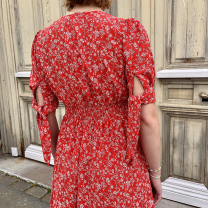 Robe boutonnée ROUGE