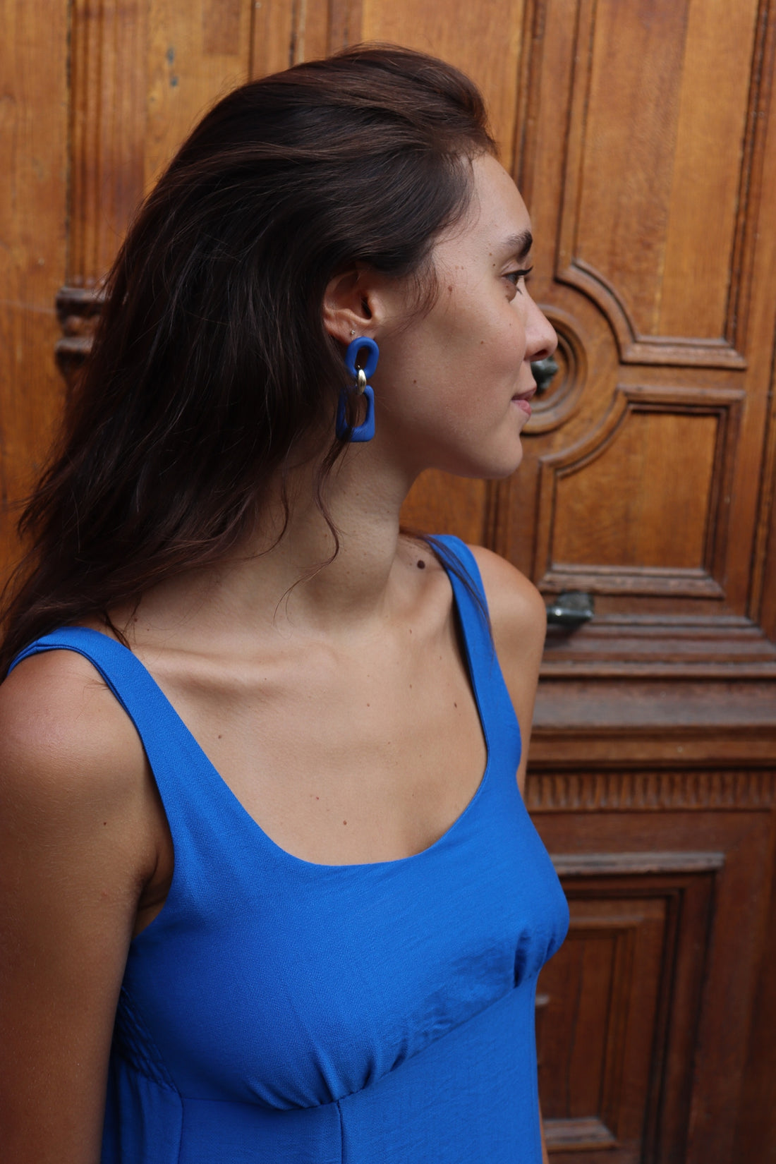 Robe courte chloé ROYAL