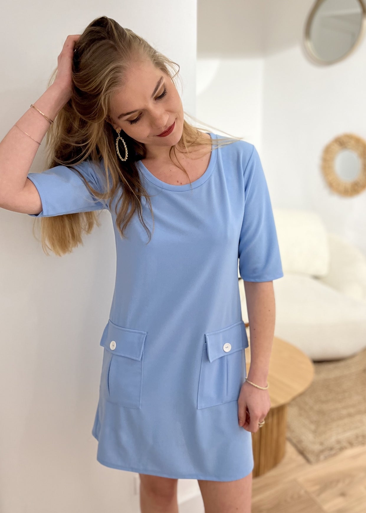 Robe courte Fanny CELESTE