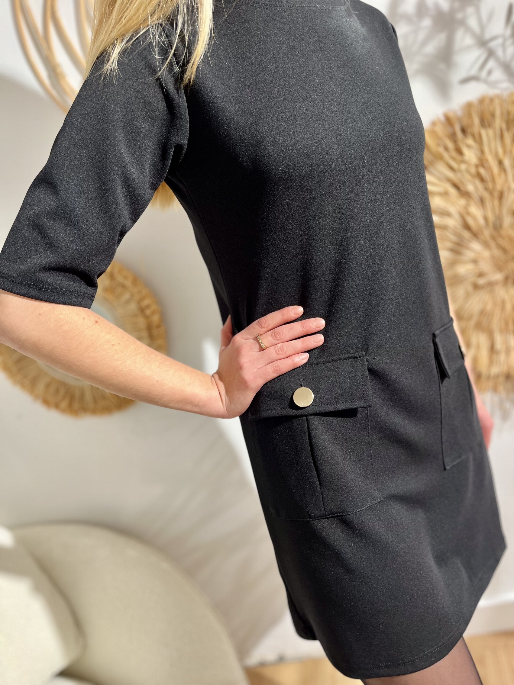 Robe courte Fanny NOIR