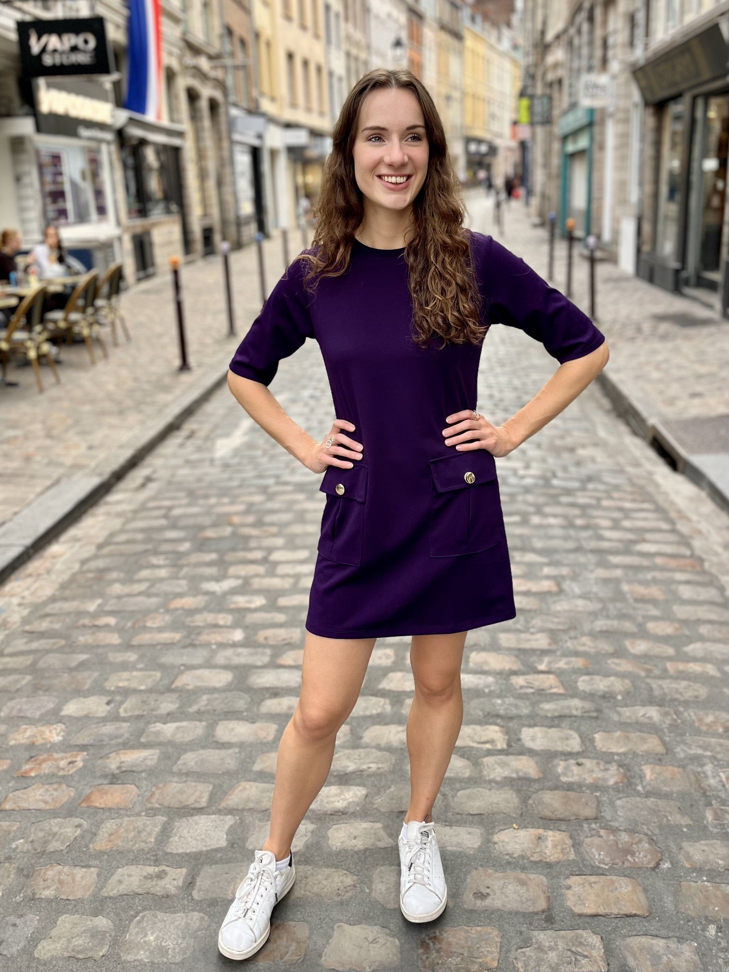Robe courte Fanny VIOLET
