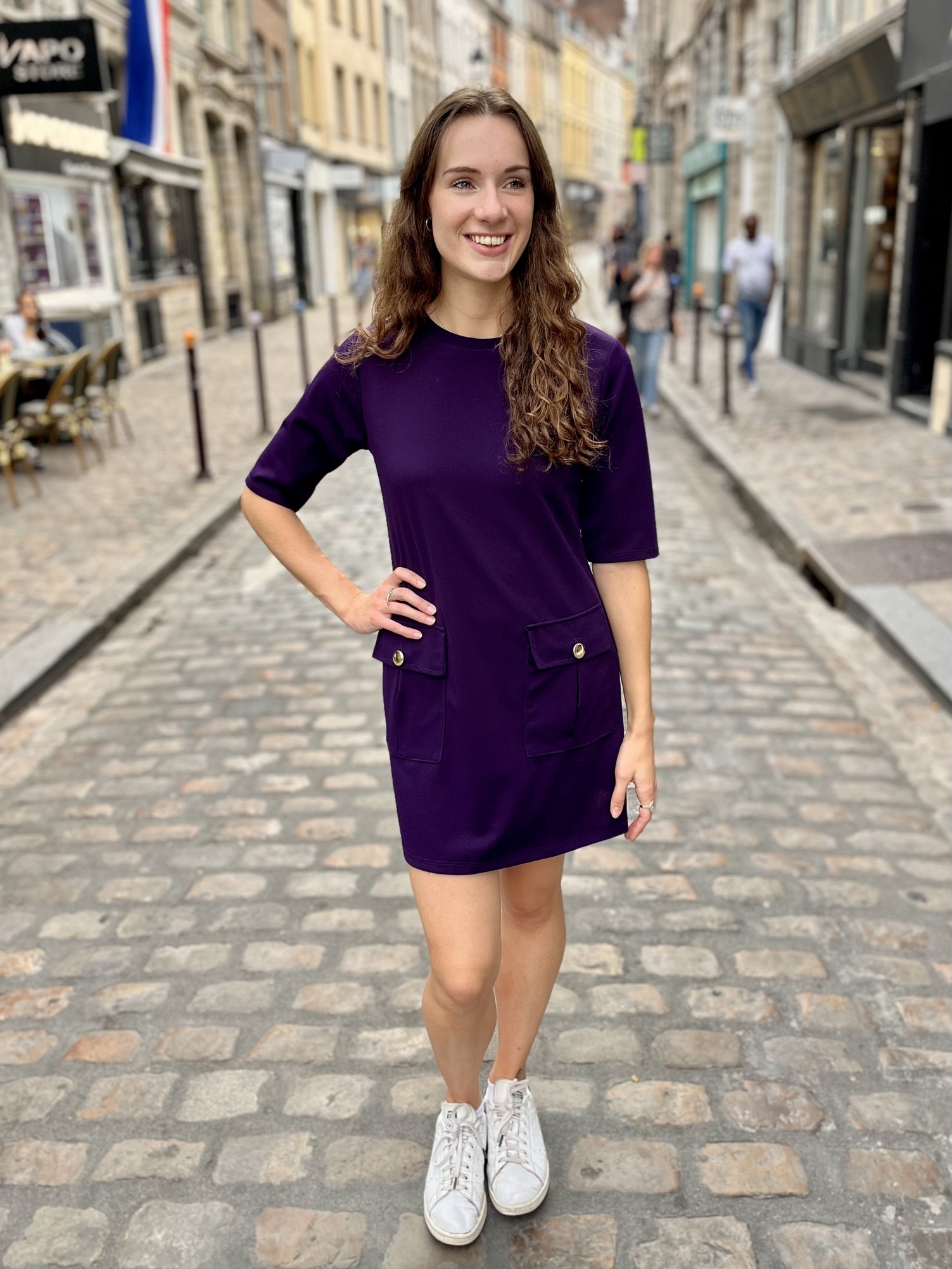 Robe courte Fanny VIOLET