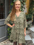 Robe courte Gabrielle – imprimé léopard LEOPARD KAKI