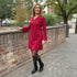 Robe courte irène BORDEAUX