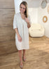 Robe courte lin Aglae BEIGE