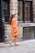 Robe courte lin Aglae ORANGE